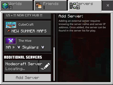 minecraft pe server list|minecraft serverliste bedrock edition.